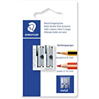 Los mejores  - Staedtler 510 20 BKDST Afilalápiz Doble de Acero Inoxidable- Blíster con 1 Sacapuntas de Metal